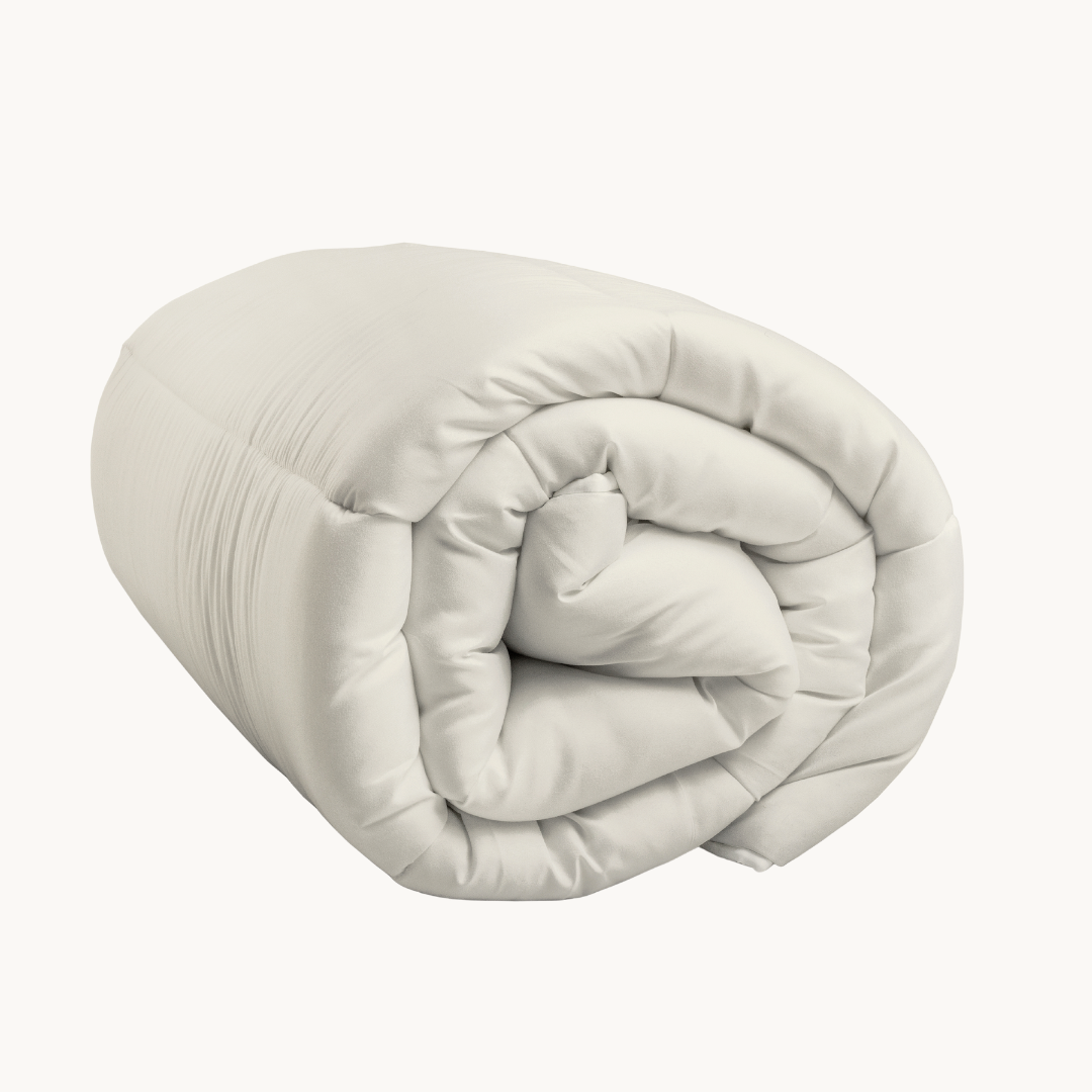 Bettdecke Ohne Bezug Mat Satijn™ Creme/Khaki Taupe