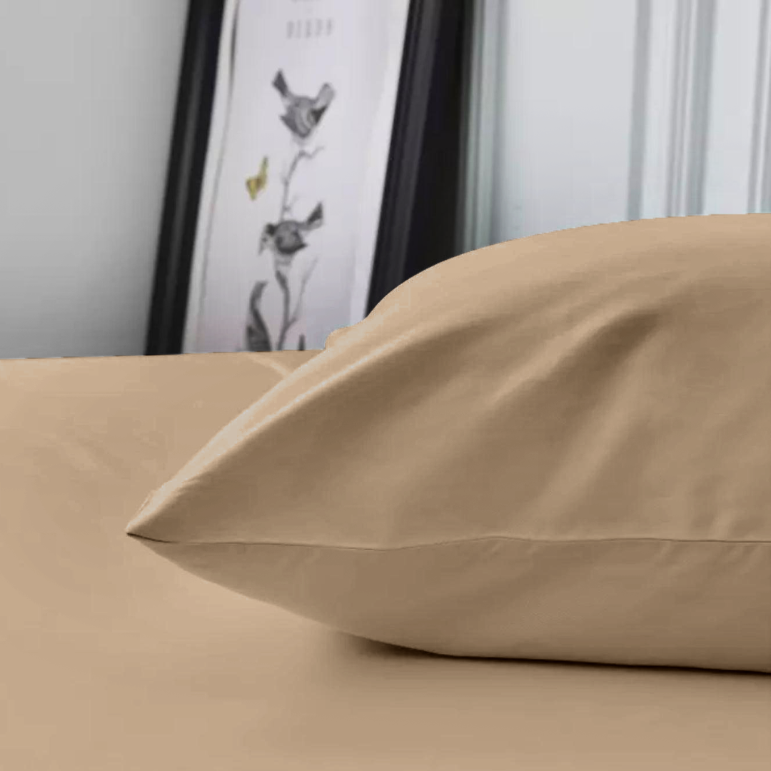 Bambus-Kissenbezüge Nude 60x70 cm 2er-Pack