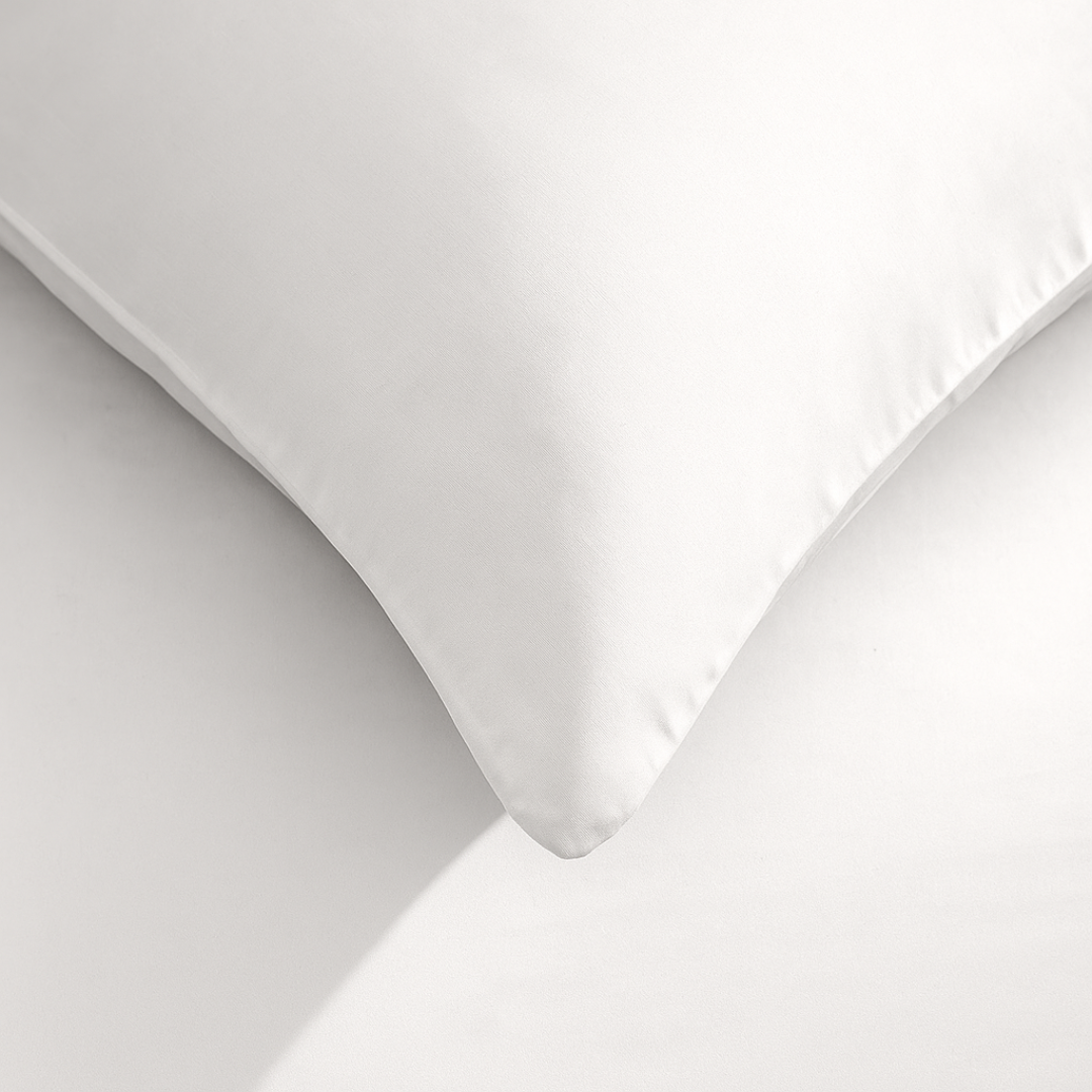 Kussenslopen  ClimaPercal™   Pearl White (taupe bies) 60x70 cm  2-pack