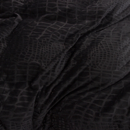Kissenbezüge Samt Snake Skin Jet Black 60x70 cm 2er-Pack