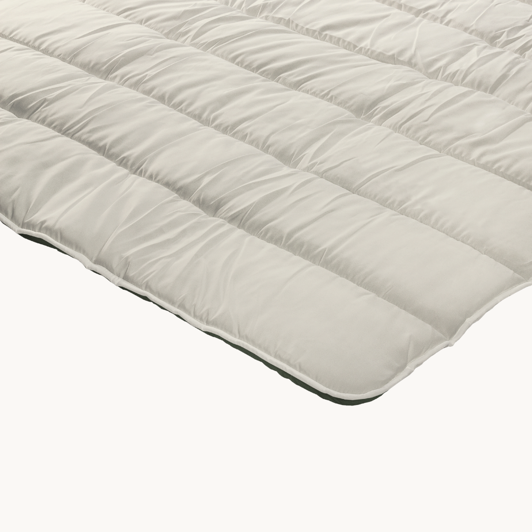 Bettdecke Ohne Bezug Mat Satijn™ Creme/Khaki Taupe