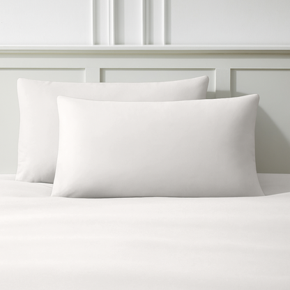 Kussenslopen  ClimaPercal™   Pearl White (taupe bies) 60x70 cm  2-pack