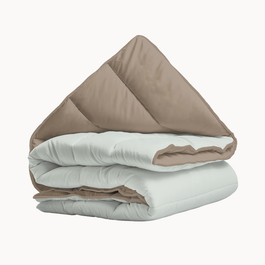 Bettdecke Ohne Bezug Mat Satijn™ Taupe / Grau
