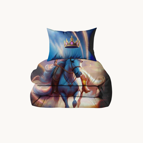 Kinderdecke ohne Bezug – Einhorn, inklusive Kissenbezug