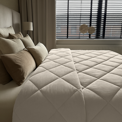 Velvet™ Bettdecke ohne Bezug Pearl White