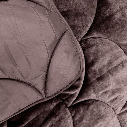 Bettdecke ohne Bezug Velvet™ Taupe / Braun