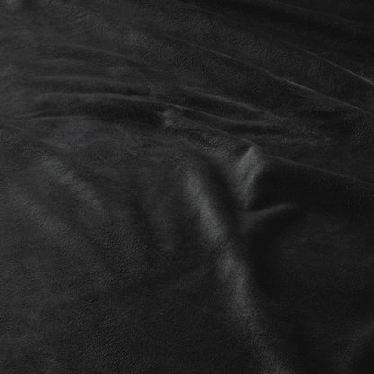 Matratzen-Spannbettlaken Velvet Obsidian Schwarz