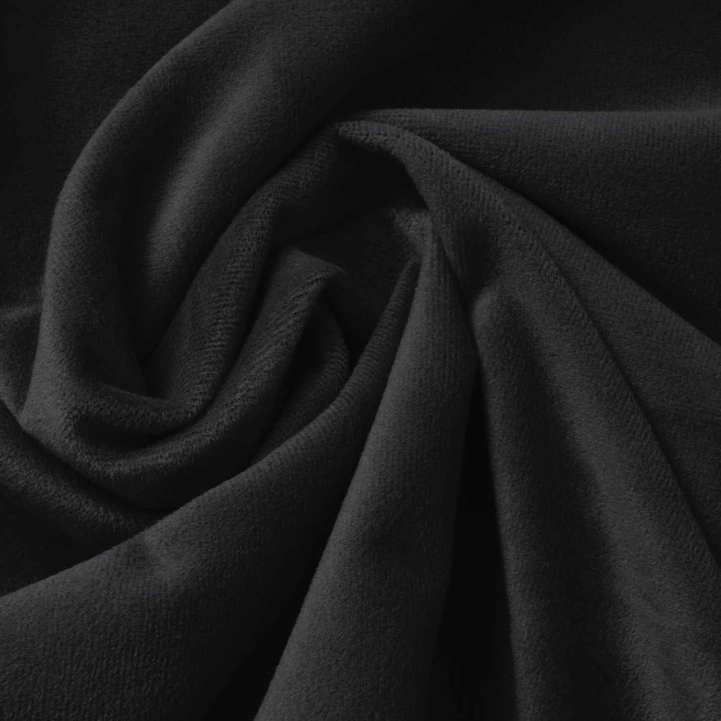 Matratzen-Spannbettlaken Velvet Obsidian Schwarz