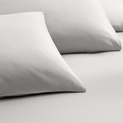 Kussenslopen  ClimaPercal™   Pearl White (taupe bies) 60x70 cm  2-pack