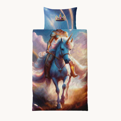 Kinderdecke ohne Bezug – Einhorn, inklusive Kissenbezug