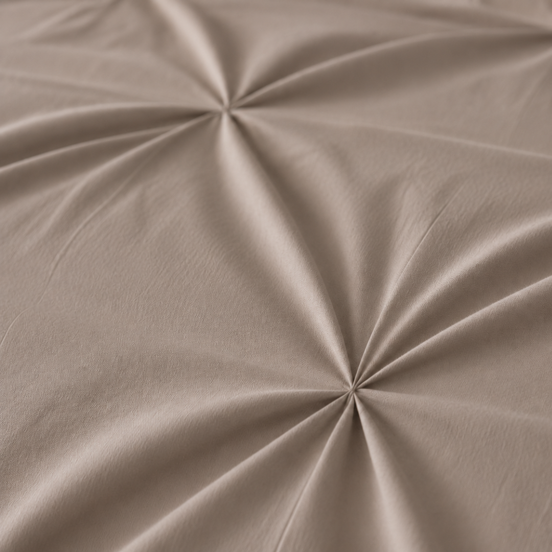 Y-NOT Bettdecke Diamond Taupe