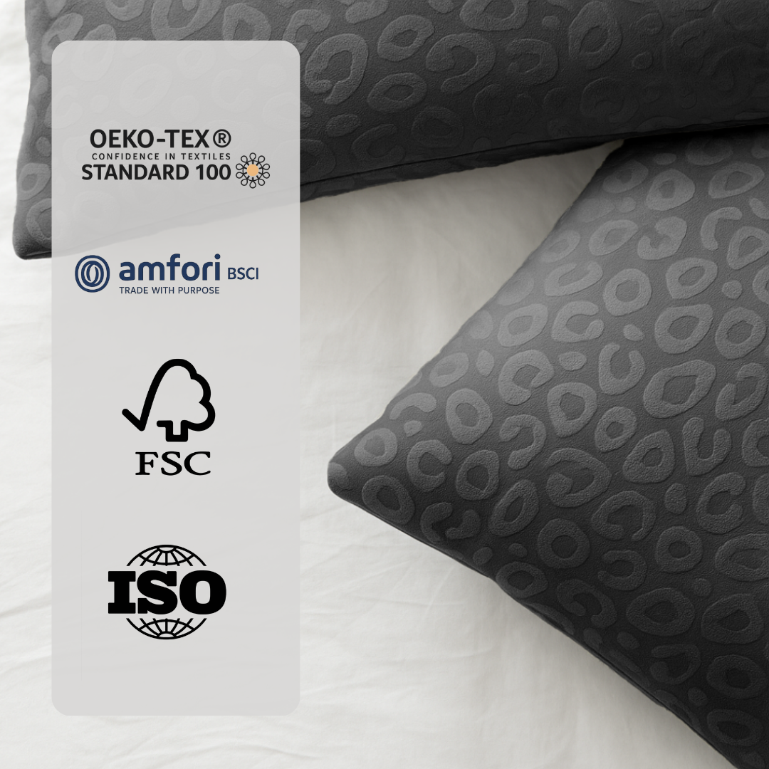 Velvet Bettdecke ohne Bezug Panther Skin Dark Grey