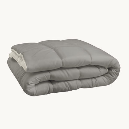 Bettdecke Ohne Bezug Mat Satijn™ Creme/Khaki Taupe