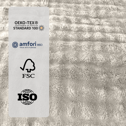 YNOT Dreambed Cloud Pom Pom Fur Greige