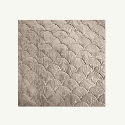 Bettdecke ohne Bezug Velvet™ Taupe / Grau