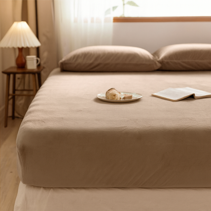 Matratzen Spannbettlaken Velvet Nude