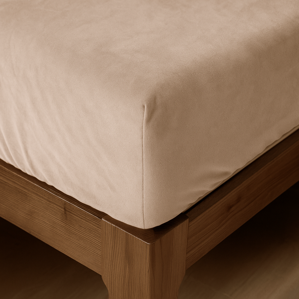 Matratzen Spannbettlaken Velvet Nude