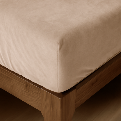 Matratzen Spannbettlaken Velvet Nude