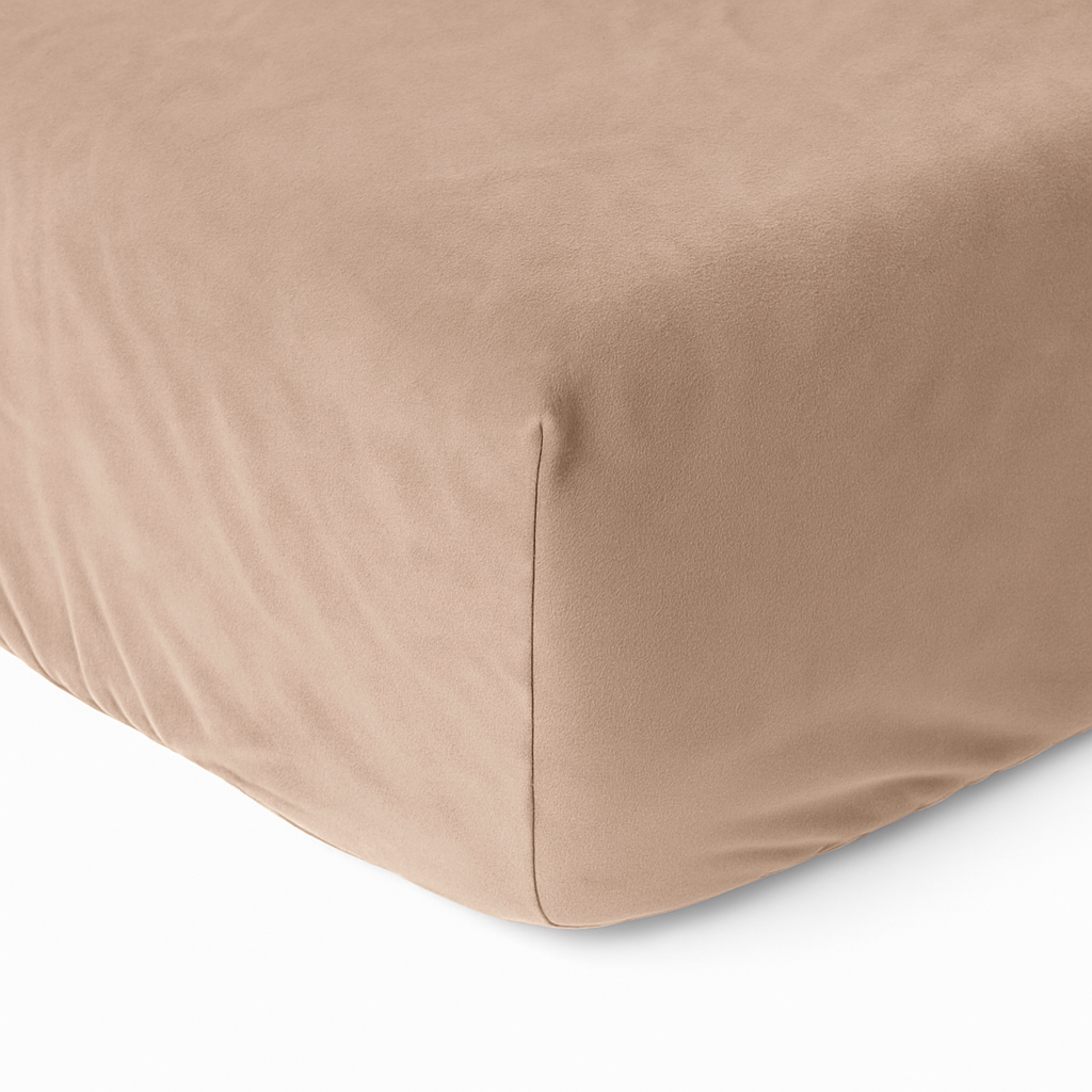 Matratzen Spannbettlaken Velvet Nude