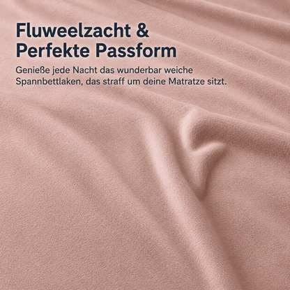 Matratzen Spannbettlaken Velvet Pink
