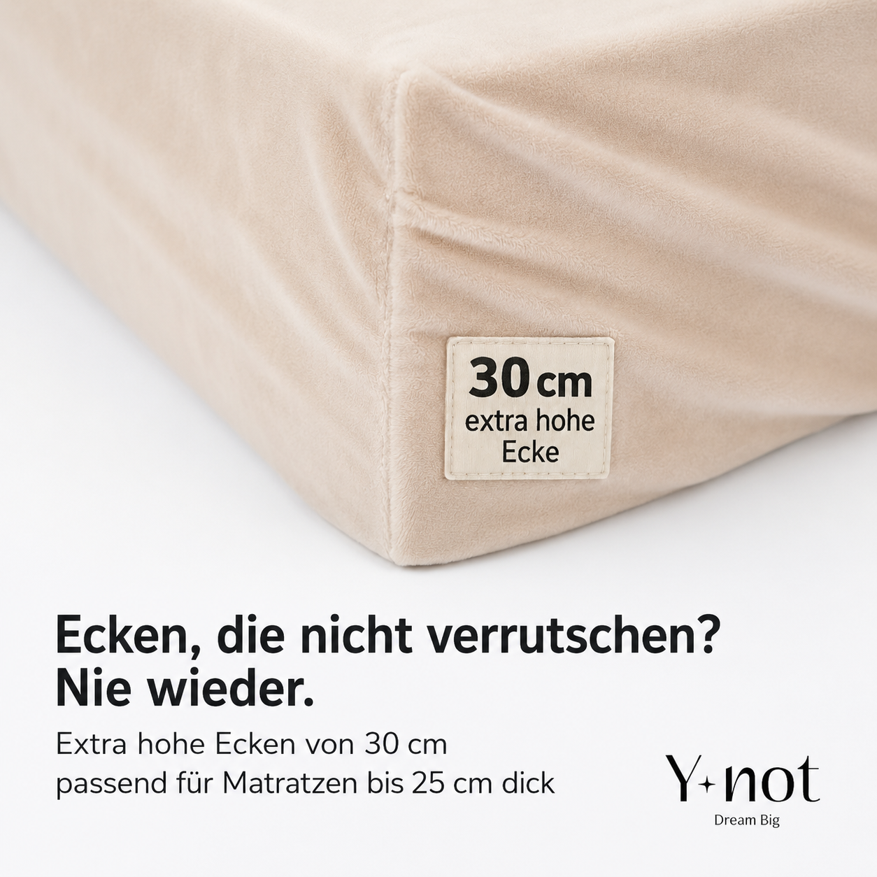 Matratzen Spannbettlaken Velvet Nude