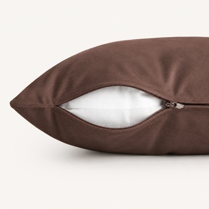 Kissenbezüge Velvet Chocolate 60x70 cm – 2er-Pack