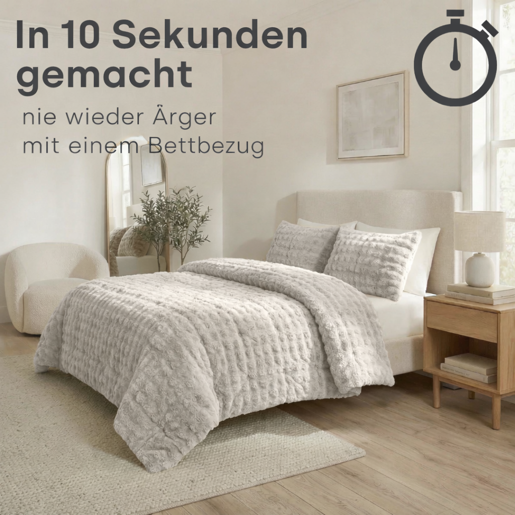 YNOT Dreambed Cloud Pom Pom Fur Greige