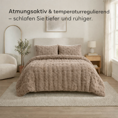 YNOT Dreambed Cloud Pom Pom Fur Taupe