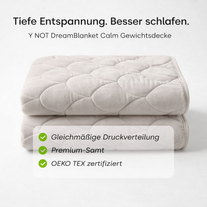 YNOT Dreamblanket Calm – Gewichtsdecke Velvet Greige