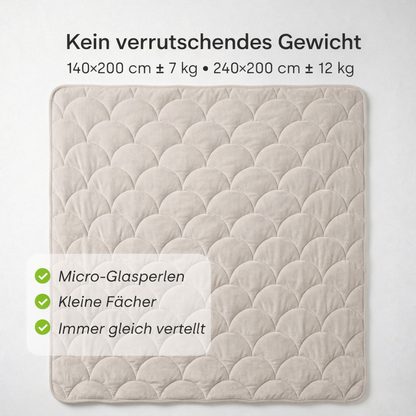 YNOT Dreamblanket Calm – Gewichtsdecke Velvet Greige