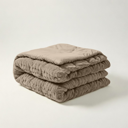 YNOT Dreambed Cloud Pom Pom Fur Taupe