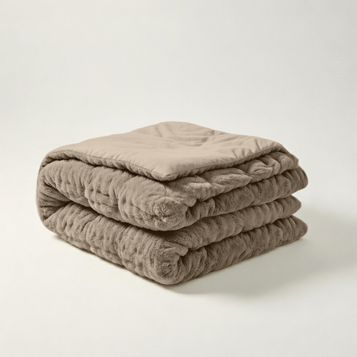 YNOT Dreambed Cloud Pom Pom Fur Taupe