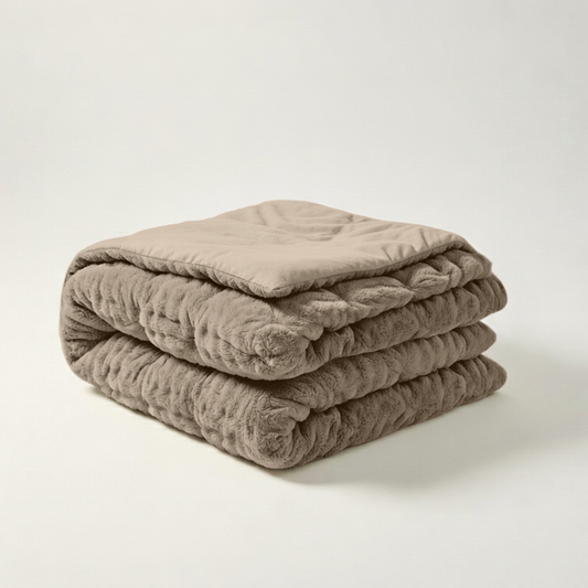 YNOT Dreambed Cloud Pom Pom Fur Taupe