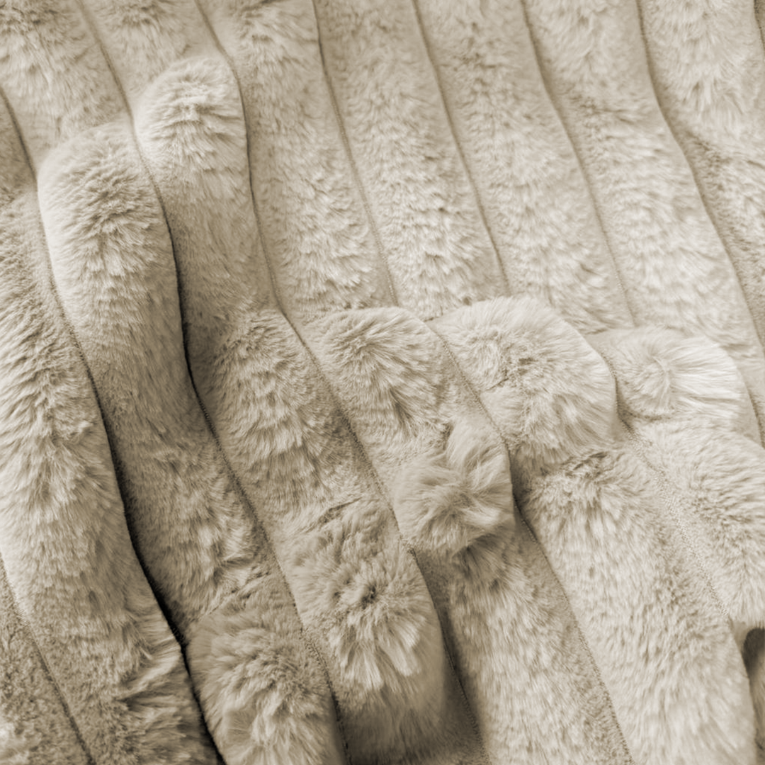 Teddy Chunky Rib™ Kissenbezüge Sand 60x70cm 2er-Pack