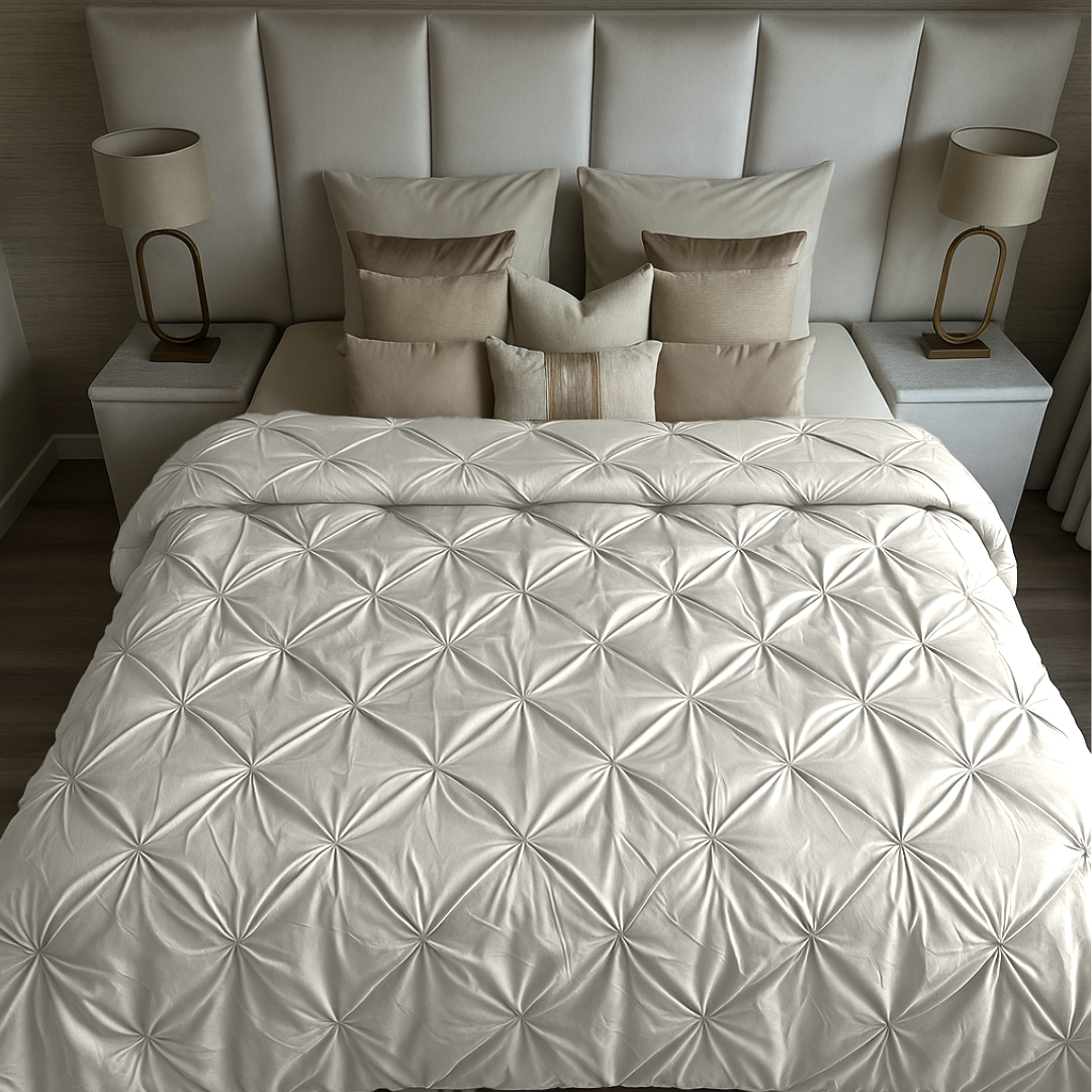 Velvet™ Bettdecke ohne Bezug Diamond Pearl White