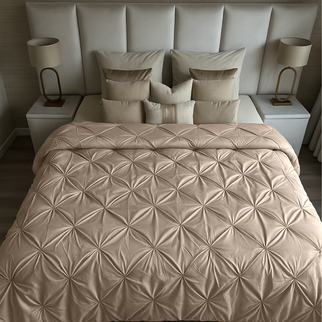 Velvet™ Bettdecke ohne Bezug Diamond Taupe / Grau
