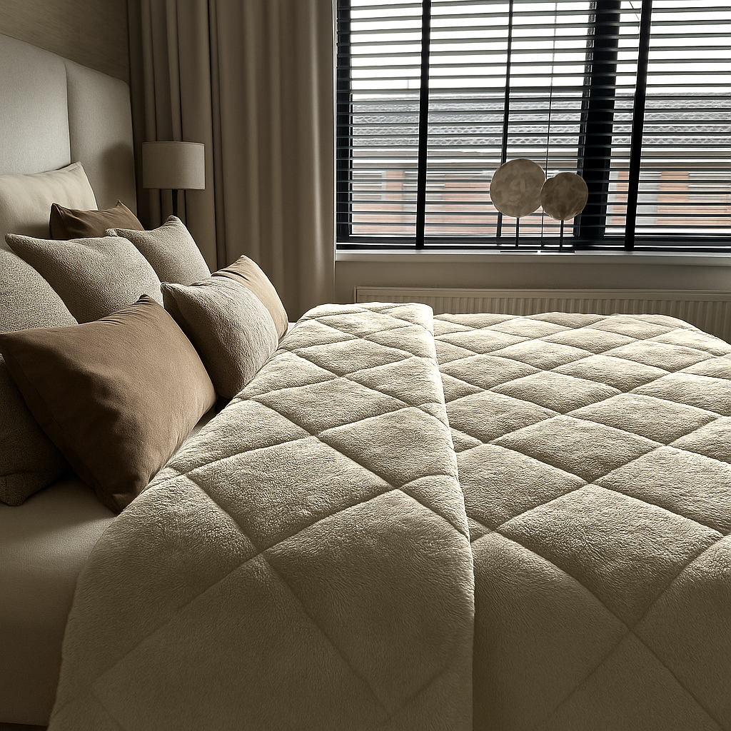 Bettdecke Ohne Bezug Teddy Fluffy™ Nude