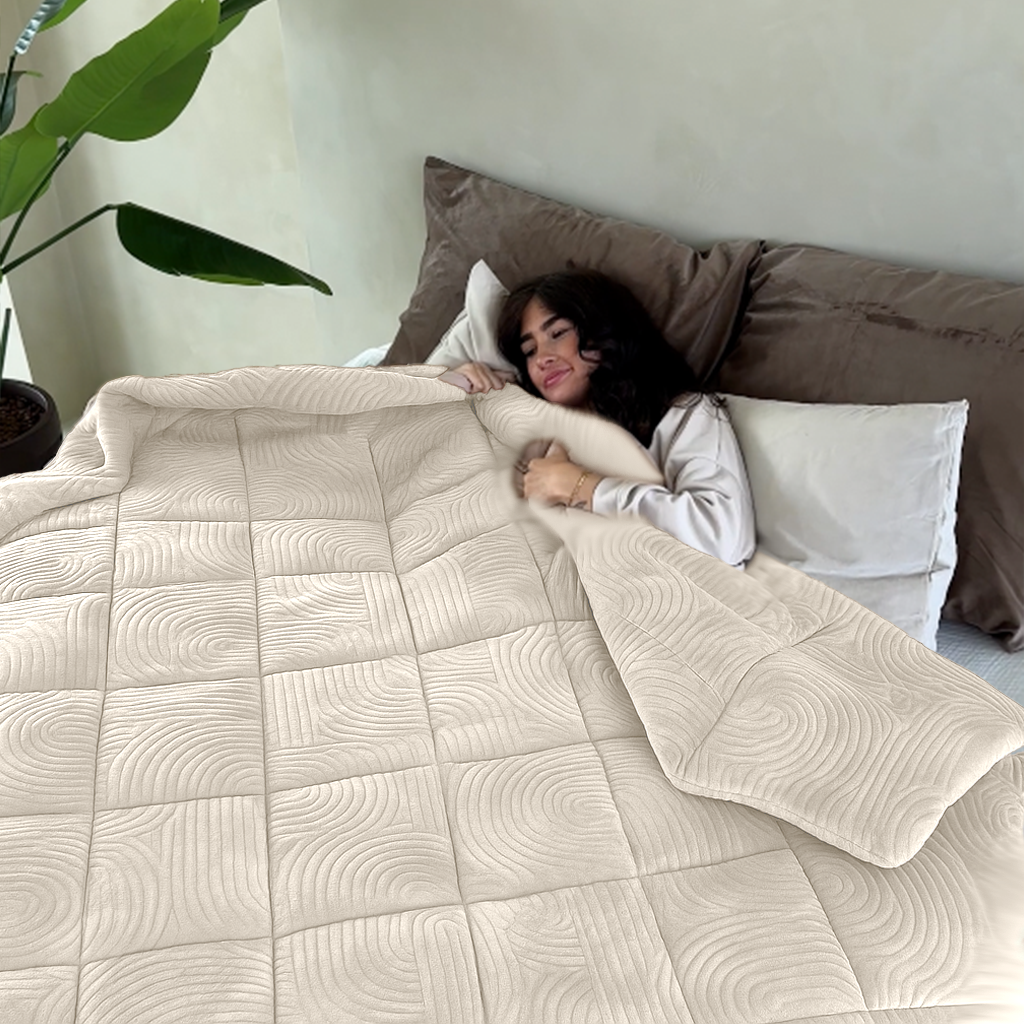 Kissenbezüge Velvet Japandi Pearl White 60x70 cm – 2er-Pack