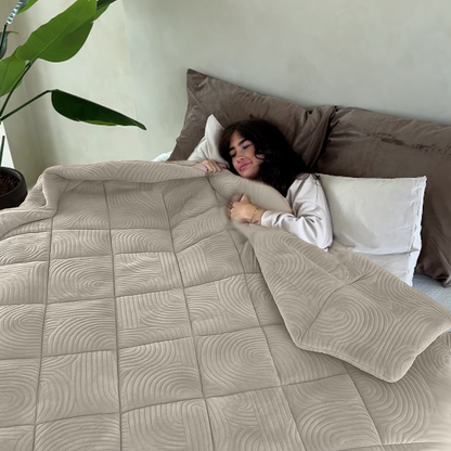 Kissenbezüge Velvet Japandi Sand 60x70 cm – 2er-Pack