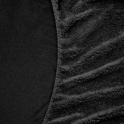 Matratzen-Spannbettlaken Teddy – Jet Black
