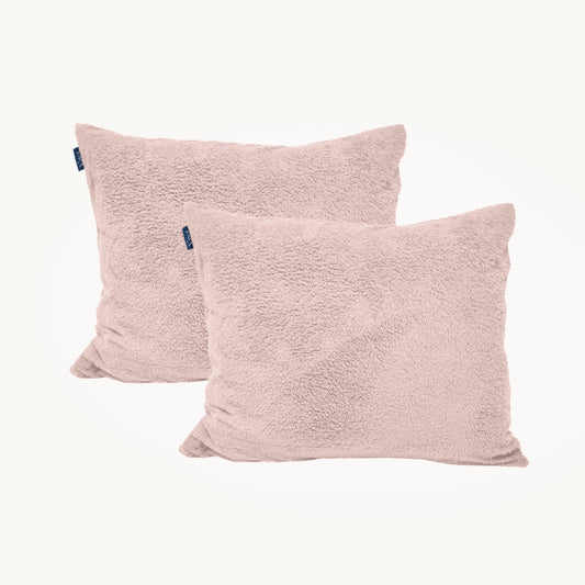 Kissenbezüge Teddy Blush Pink 60x70 cm 2er-Pack