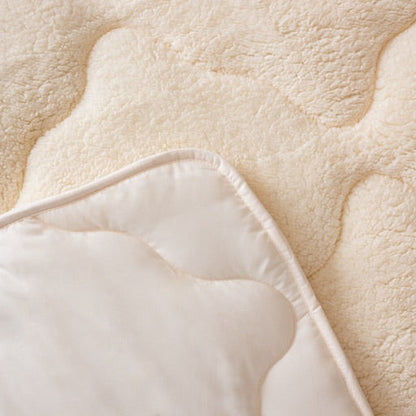 Teddy™ Decke ohne Bezug – Cappuccino Weiß
