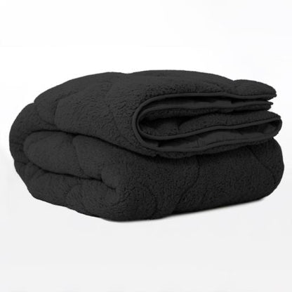Teddy™ Decke ohne Bezug – Earl Grey Anthrazit