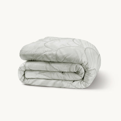 Bettdecke ohne Bezug Mat Satin Grau