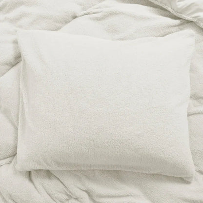 Kissenbezüge Teddy Clouds Weiß 60×70 cm – 2er-Pack