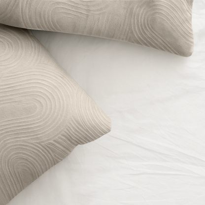 Kissenbezüge Velvet Japandi Sand 60x70 cm – 2er-Pack