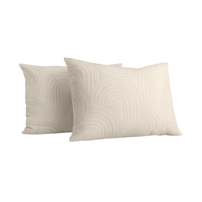 Kissenbezüge Velvet Japandi Sand 60x70 cm – 2er-Pack