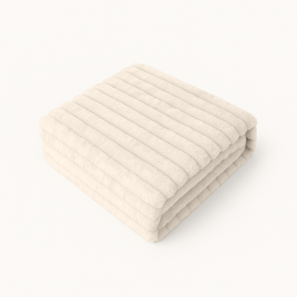 Teddy Chunky Rib™ Kissenbezüge Cappuccino White 60x70cm 2er-Pack