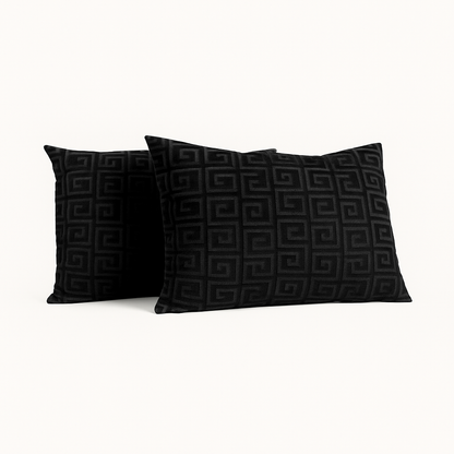 Velvet™ Designer Black Kissenbezüge 60x70cm 2er-Pack