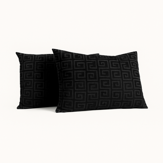 Velvet™ Designer Black Kissenbezüge 60x70cm 2er-Pack